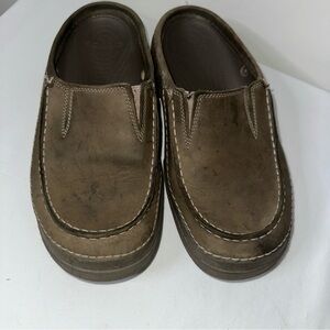 Men’s Moc Toe Slip On Croc Flat Clogs